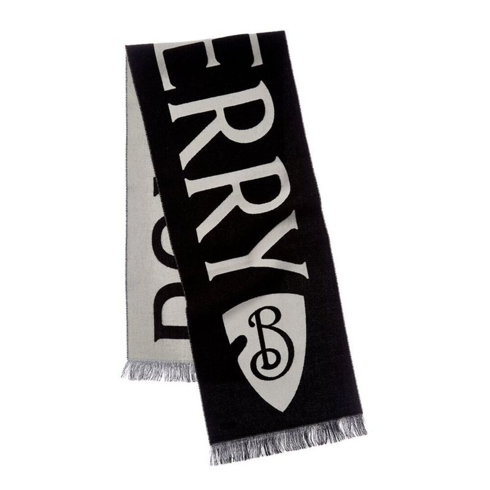 Burberry Wool Scarf, Black - Picture 2 of 3
